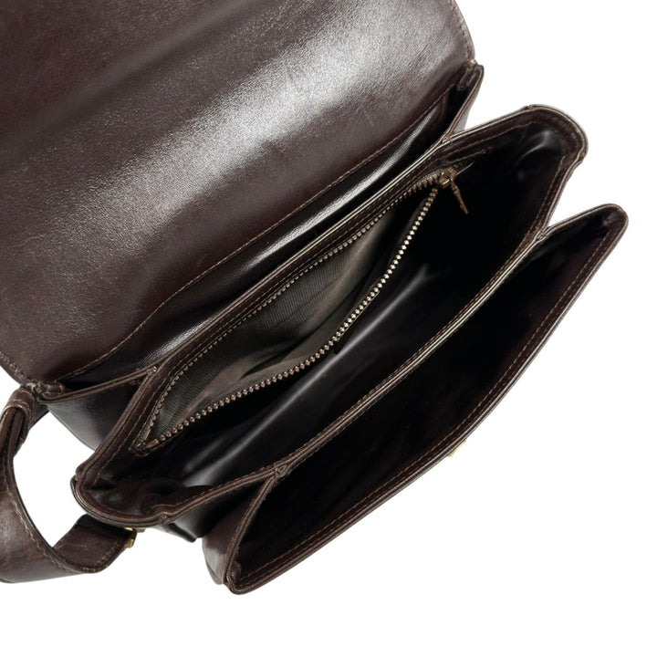 Very Good CELINE Handbag Trinoff Brown leather Women M04