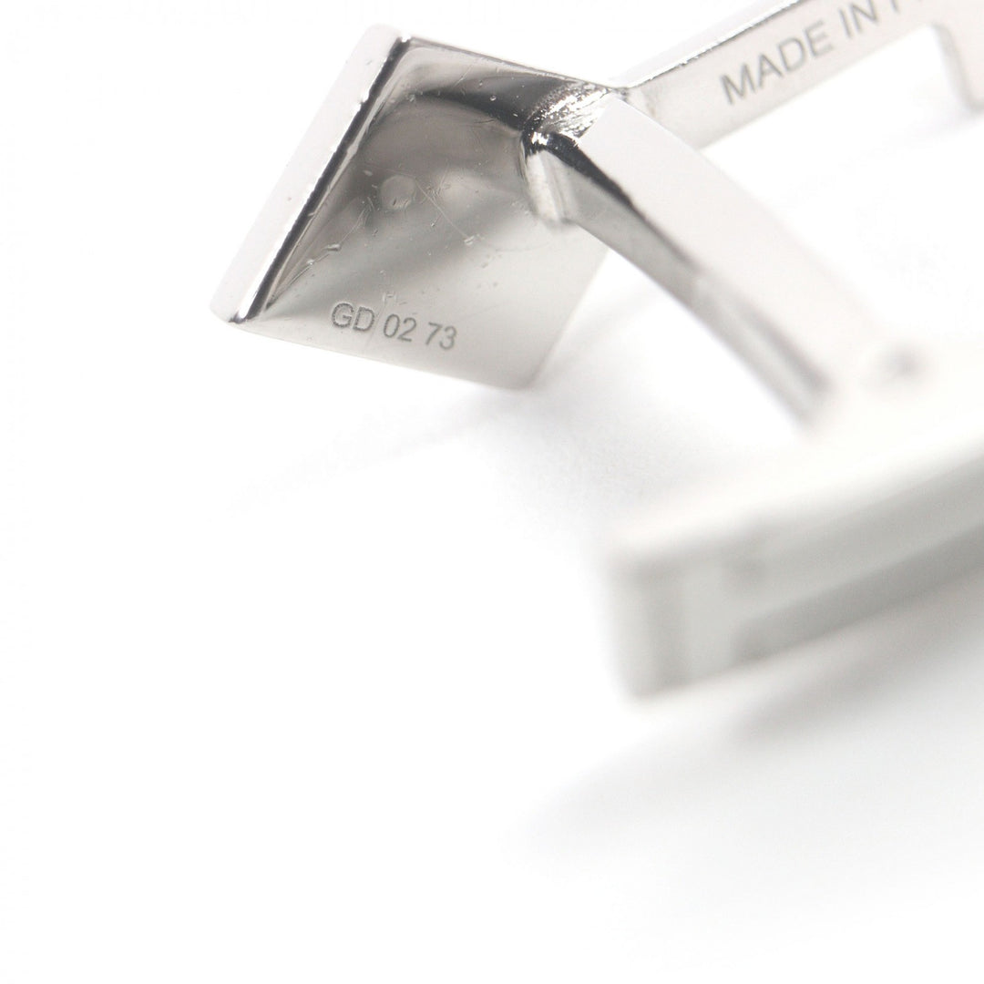 Great HERMES Cufflinks cufflinks CREH logo key motif Silver mens