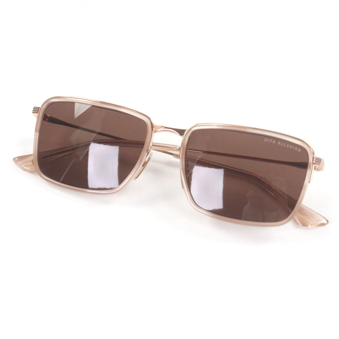 Pristine DITA sunglasses ALLUVIAN Pink gold mens DTS201-A-03