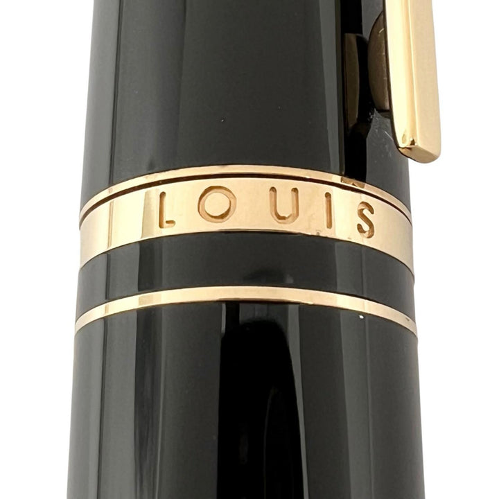 Excellent LOUIS VUITTON Ballpoint pen Dog Tracker Twist type black mens