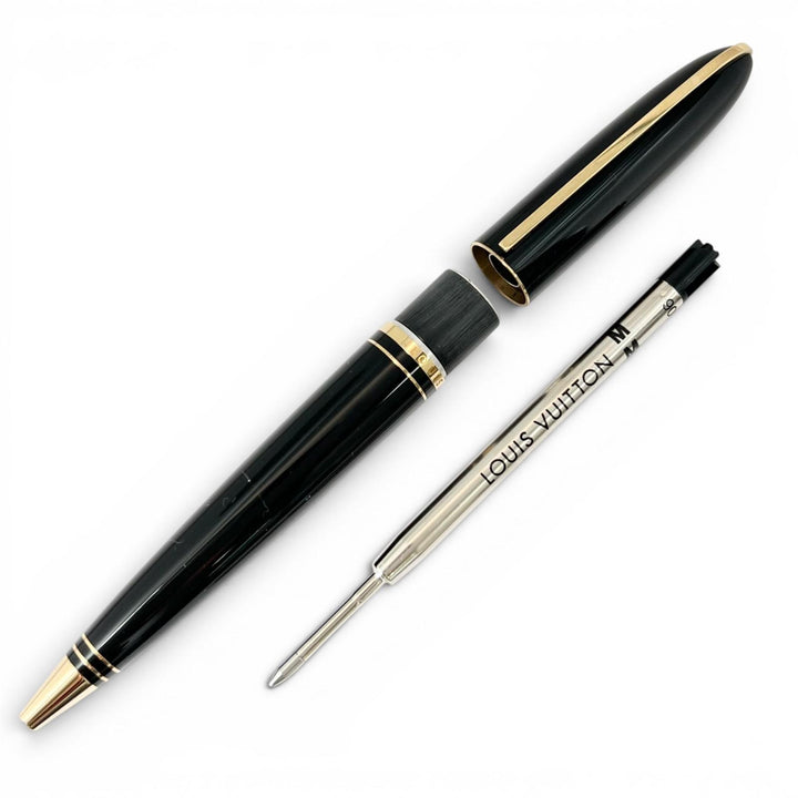 Excellent LOUIS VUITTON Ballpoint pen Dog Tracker Twist type black mens