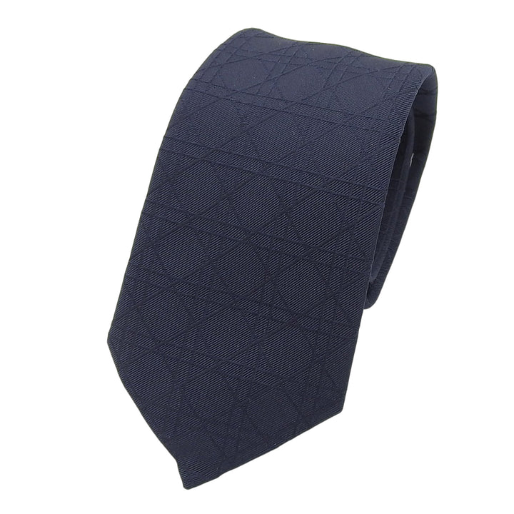Pristine DIOR tie Cannage Jacquard Navy silk mens 31C1047B0770