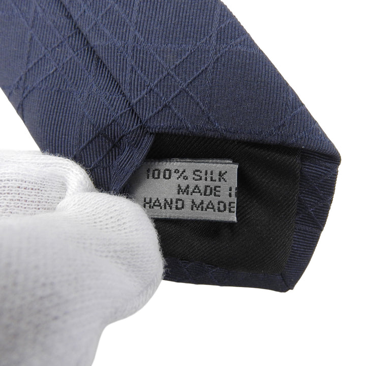 Pristine DIOR tie Cannage Jacquard Navy silk mens 31C1047B0770