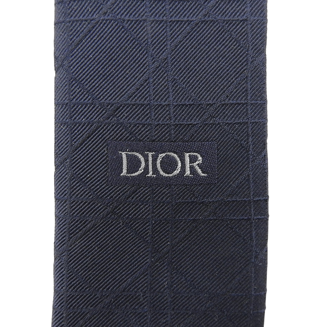 Pristine DIOR tie Cannage Jacquard Navy silk mens 31C1047B0770