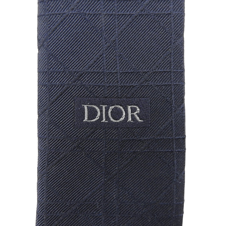 Pristine DIOR tie Cannage Jacquard Navy silk mens 31C1047B0770