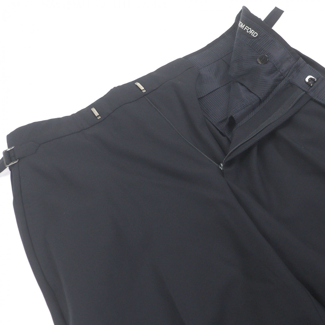 Very Good TOM FORD suit Peak lapel Navy wool