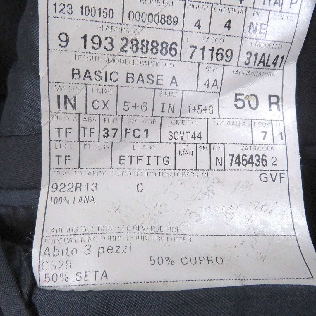 Very Good TOM FORD suit Peak lapel Navy wool