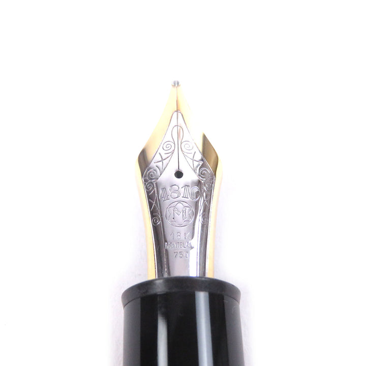 Great MONTBLANC fountain pen Meisterstück 149 Cap type black 18K