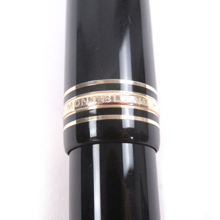 Great MONTBLANC fountain pen Meisterstück 149 Cap type black 18K