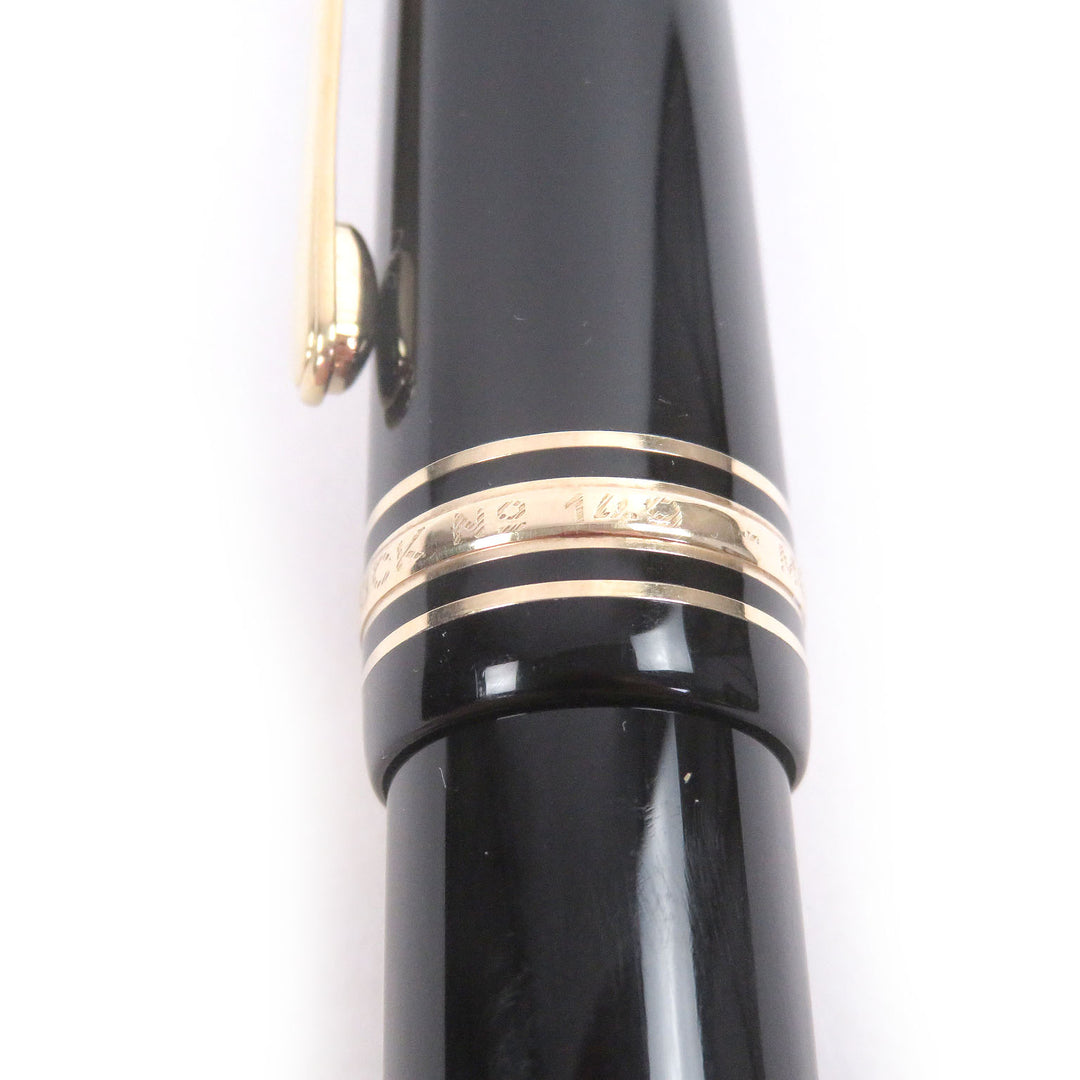 Great MONTBLANC fountain pen Meisterstück 149 Cap type black 18K