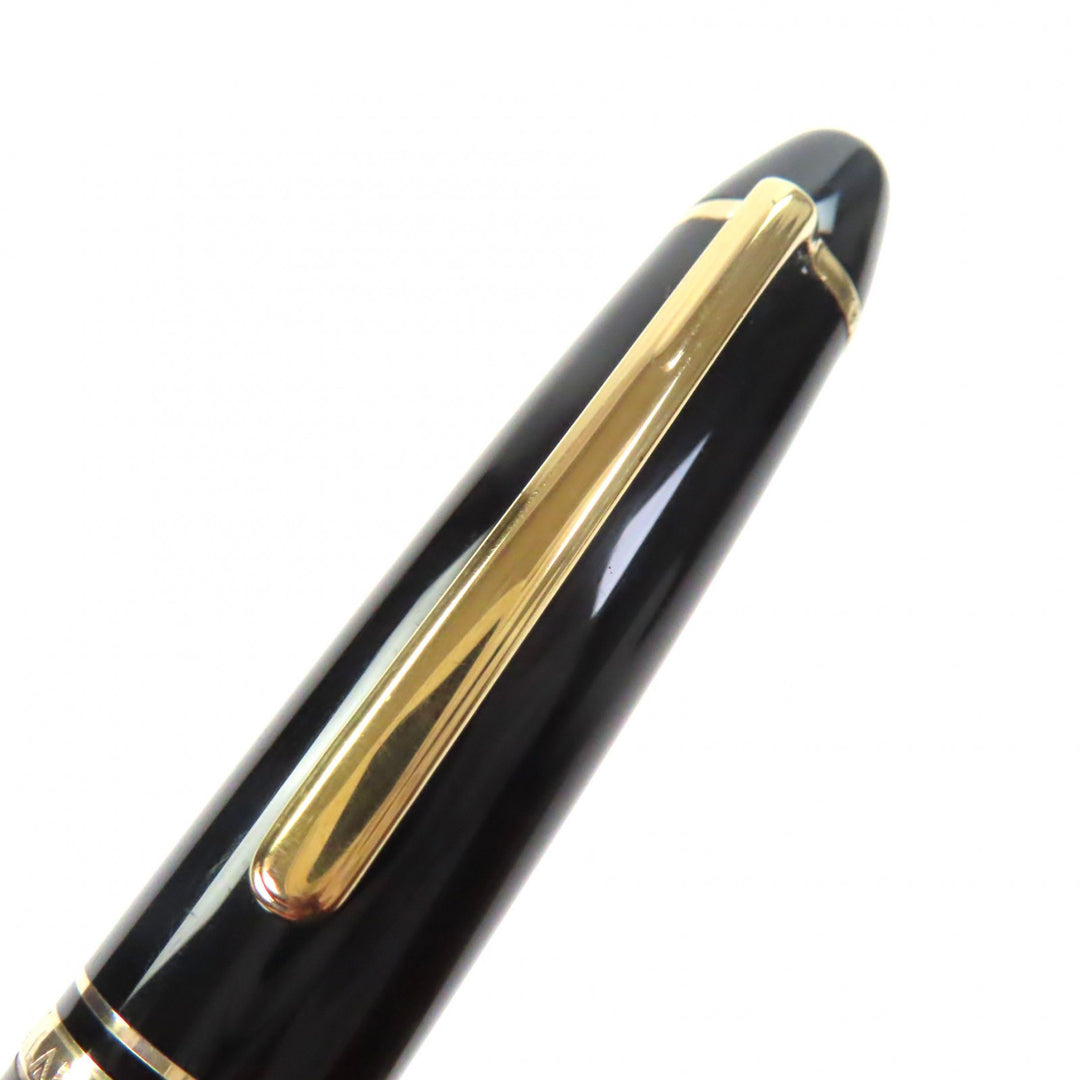 Very Good MONTBLANC fountain pen Meisterstück 146 white star black 14K mens