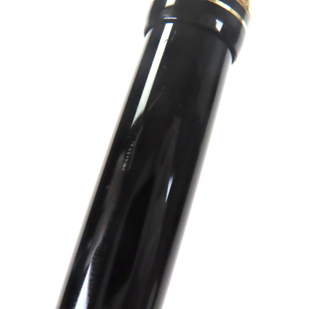Very Good MONTBLANC fountain pen Meisterstück 146 white star black 14K mens