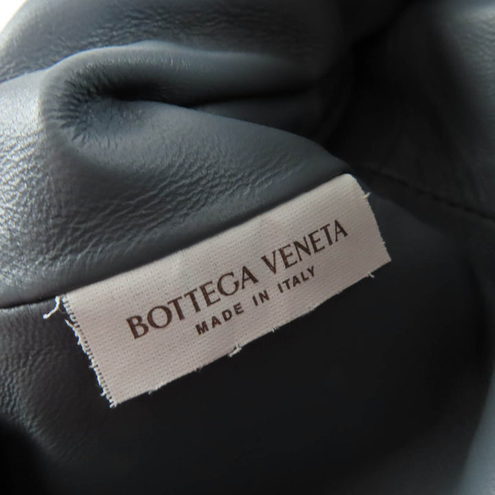 Excellent BOTTEGAVENETA Mini The Pouch Cross Sling bag INTRECCIATO gray 585852