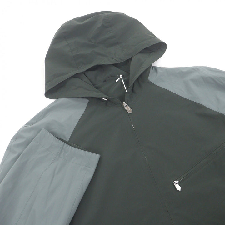 Pristine HERMES Blouson panel Packable green Nylon mens 48