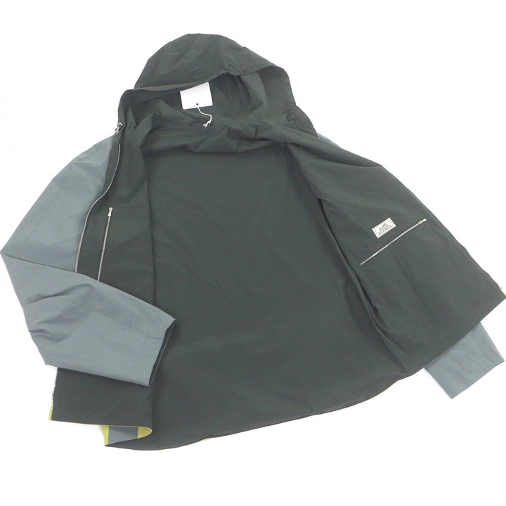 Pristine HERMES Blouson panel Packable green Nylon mens 48