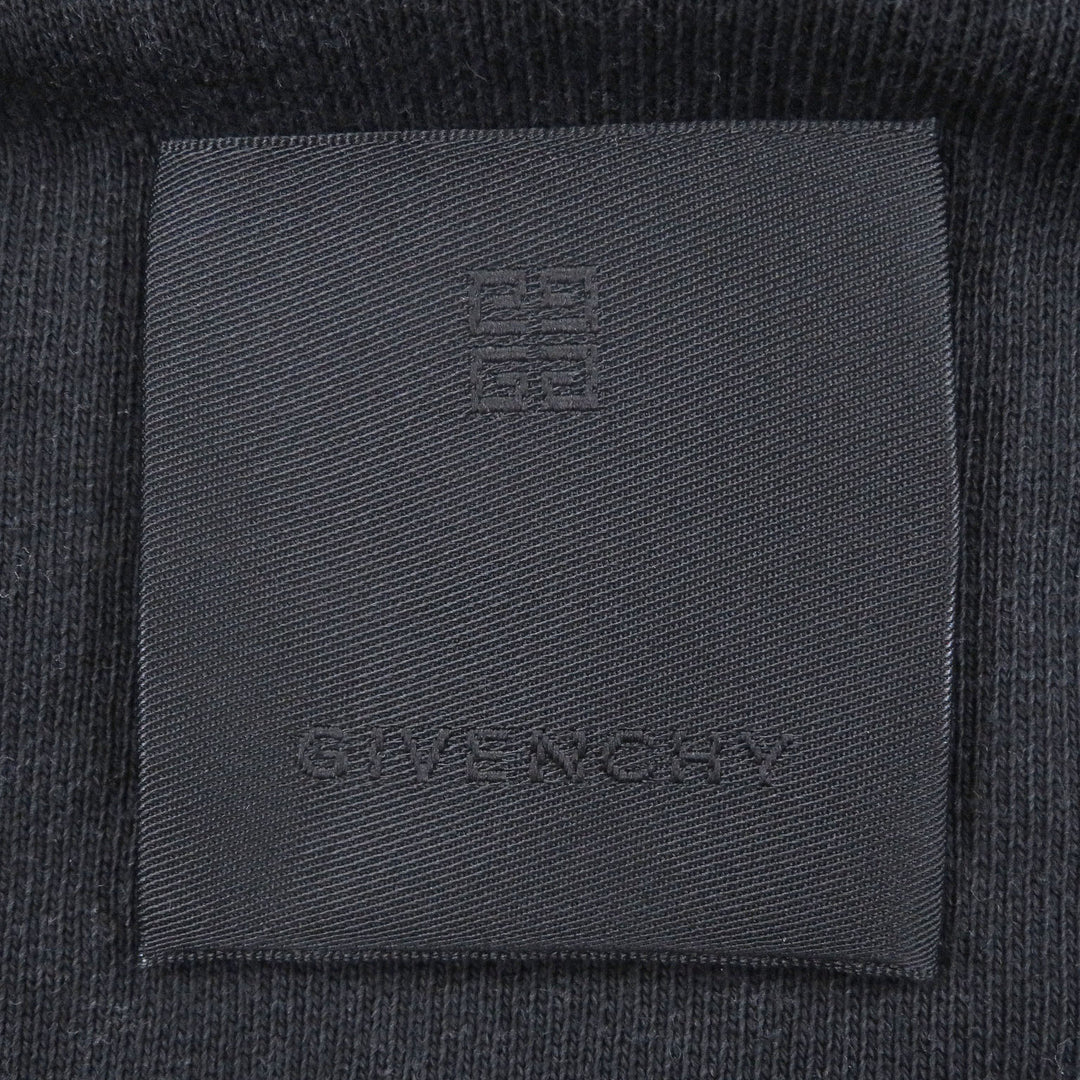 Great GIVENCHY sweat Destroyed logo print black cotton mens XL BMJ0KE3Y9W