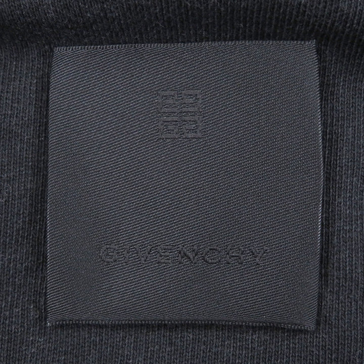 Great GIVENCHY sweat Destroyed logo print black cotton mens XL BMJ0KE3Y9W