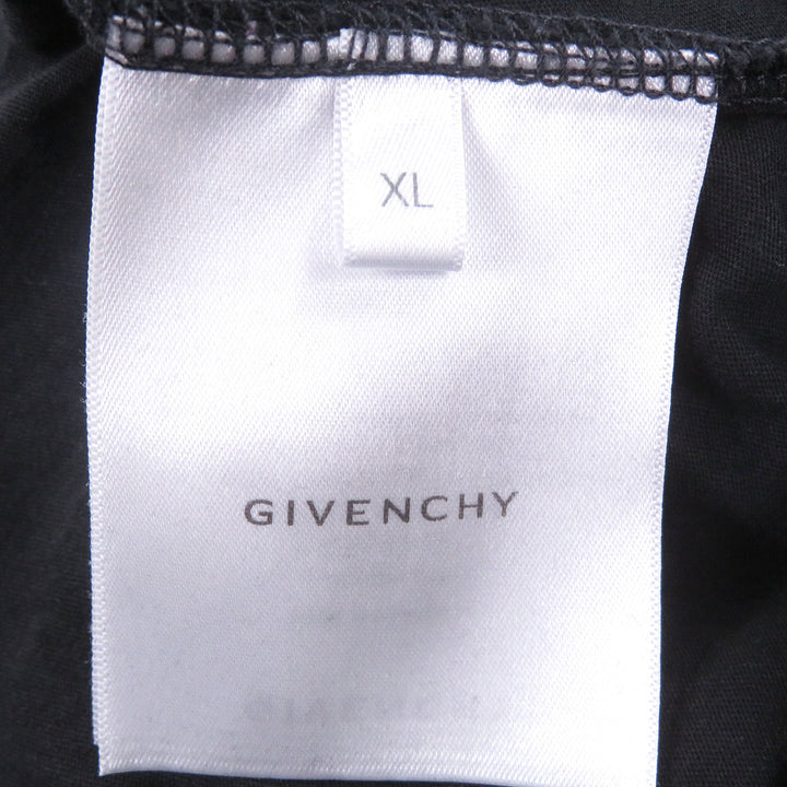 Great GIVENCHY sweat Destroyed logo print black cotton mens XL BMJ0KE3Y9W
