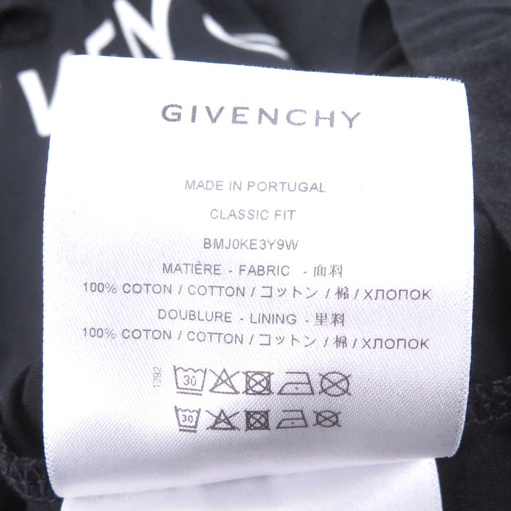 Great GIVENCHY sweat Destroyed logo print black cotton mens XL BMJ0KE3Y9W
