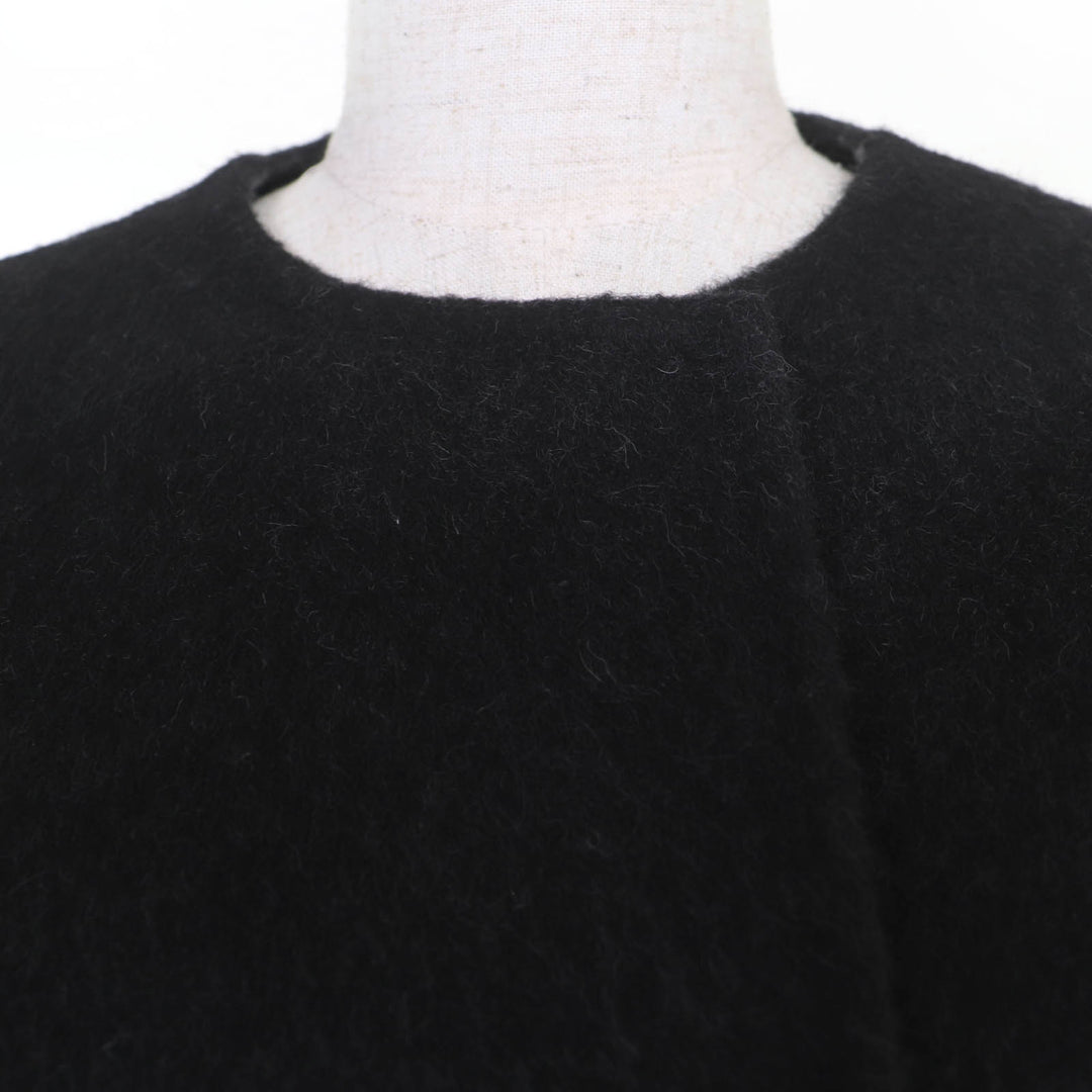 Excellent Christian Dior coat Silk blend reversible double-face belted gray 40