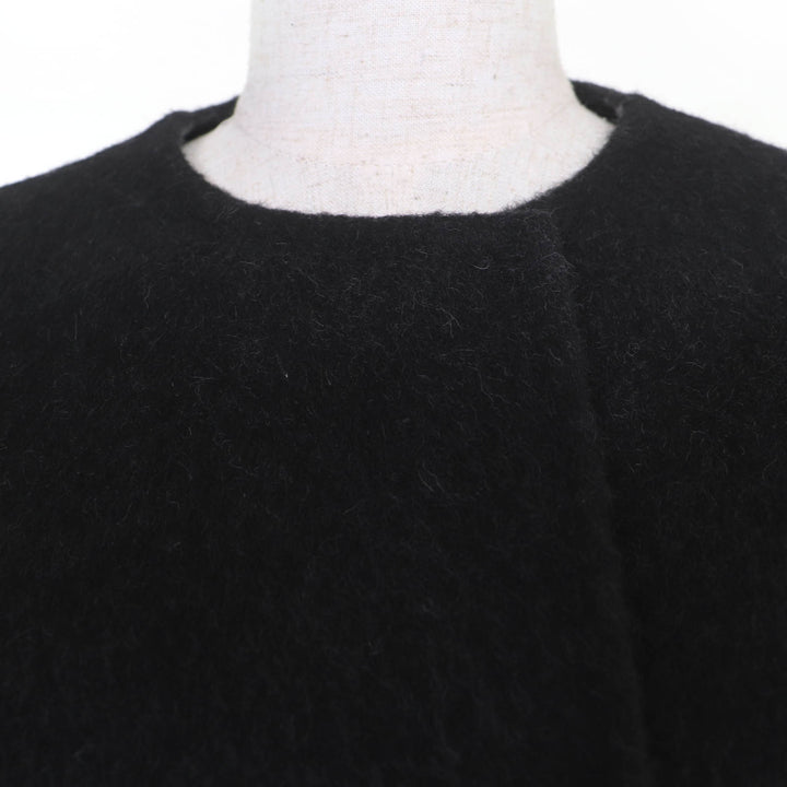 Excellent Christian Dior coat Silk blend reversible double-face belted gray 40