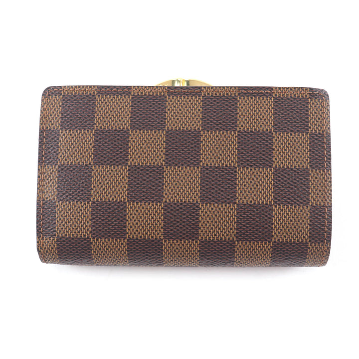 Excellent LOUIS VUITTON Bifold Wallet Brown leather Women M61674