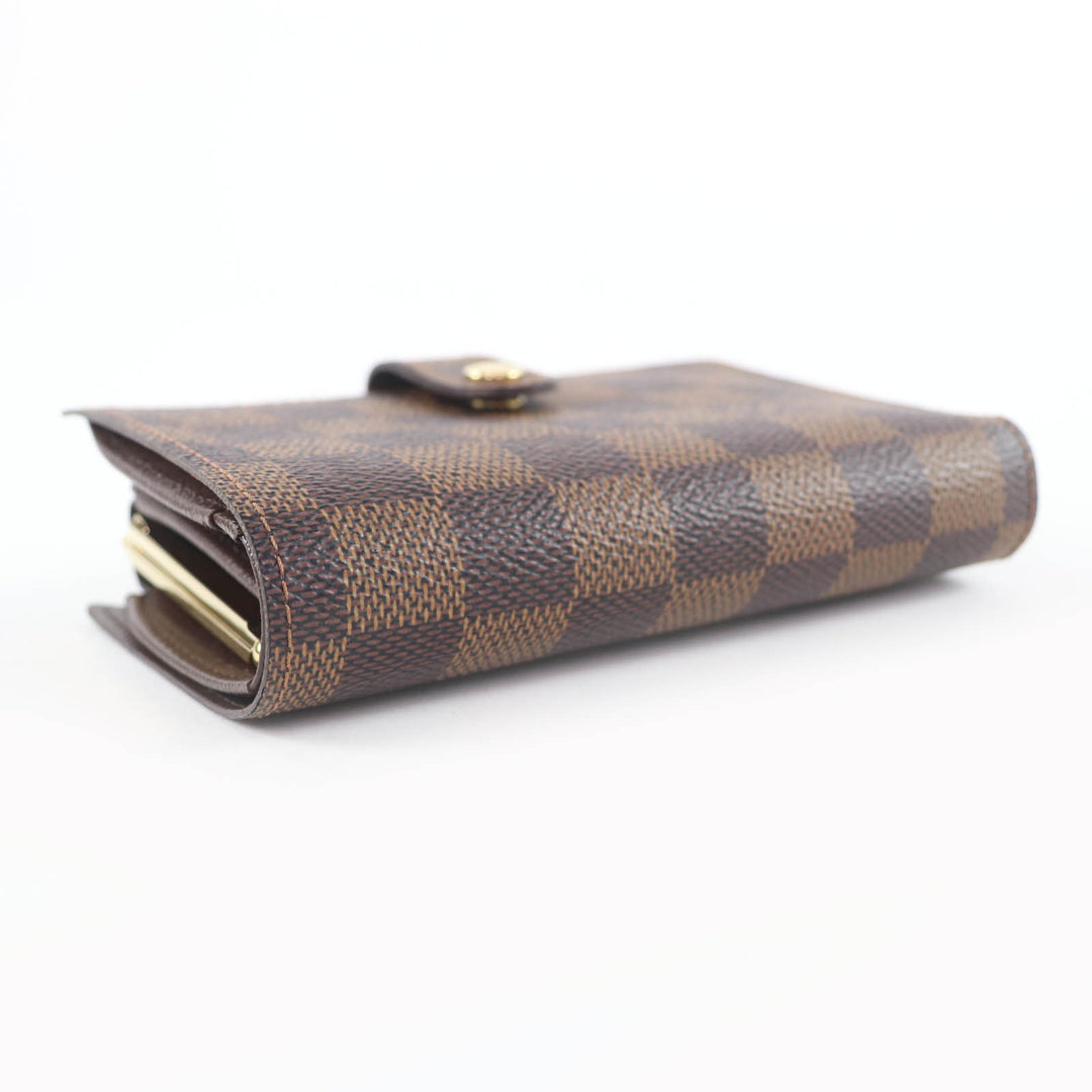 Excellent LOUIS VUITTON Bifold Wallet Brown leather Women M61674