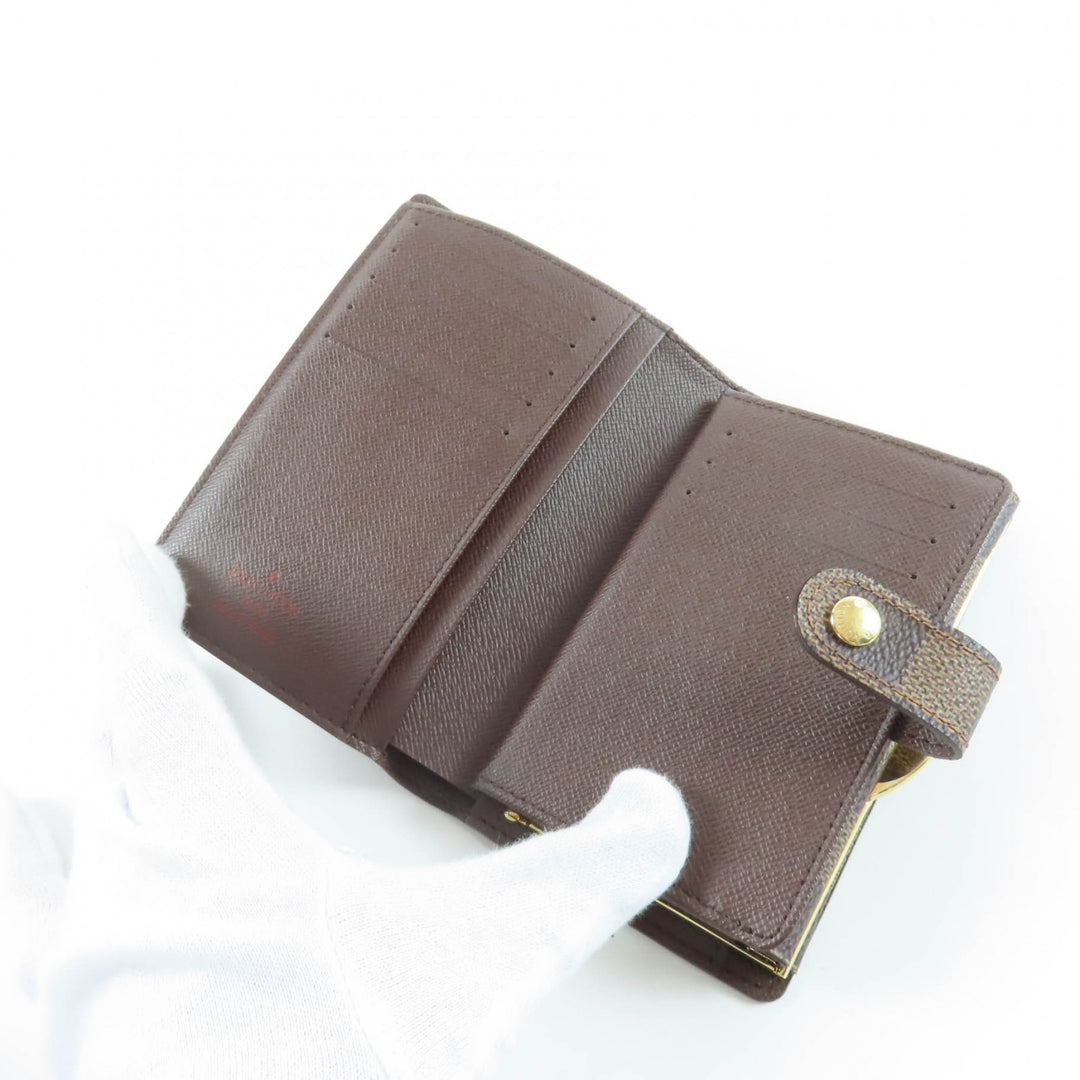 Excellent LOUIS VUITTON Bifold Wallet Brown leather Women M61674