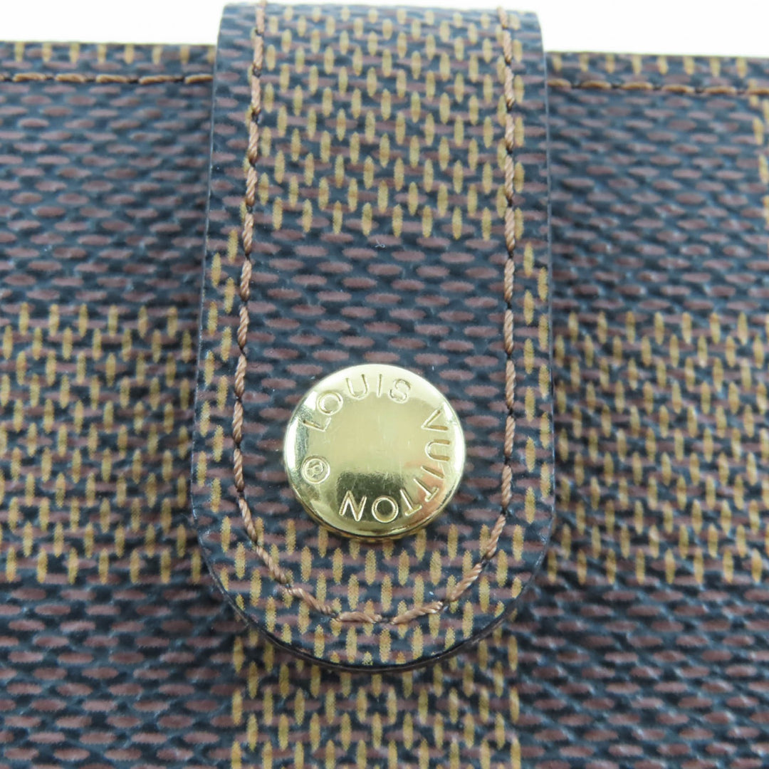 Excellent LOUIS VUITTON Bifold Wallet Brown leather Women M61674