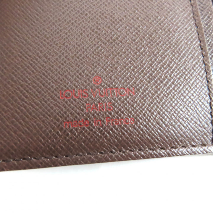 Excellent LOUIS VUITTON Bifold Wallet Brown leather Women M61674