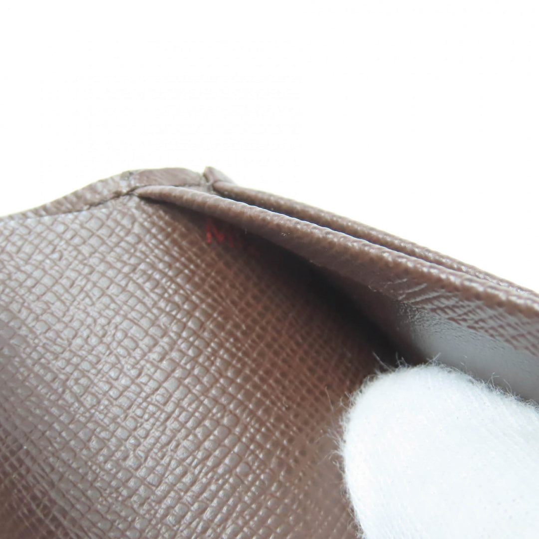 Excellent LOUIS VUITTON Bifold Wallet Brown leather Women M61674