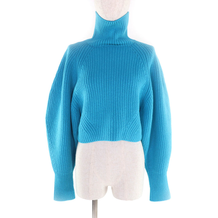 Great NINA RICCI knit blue wool Women M 3A-PU010-ML535