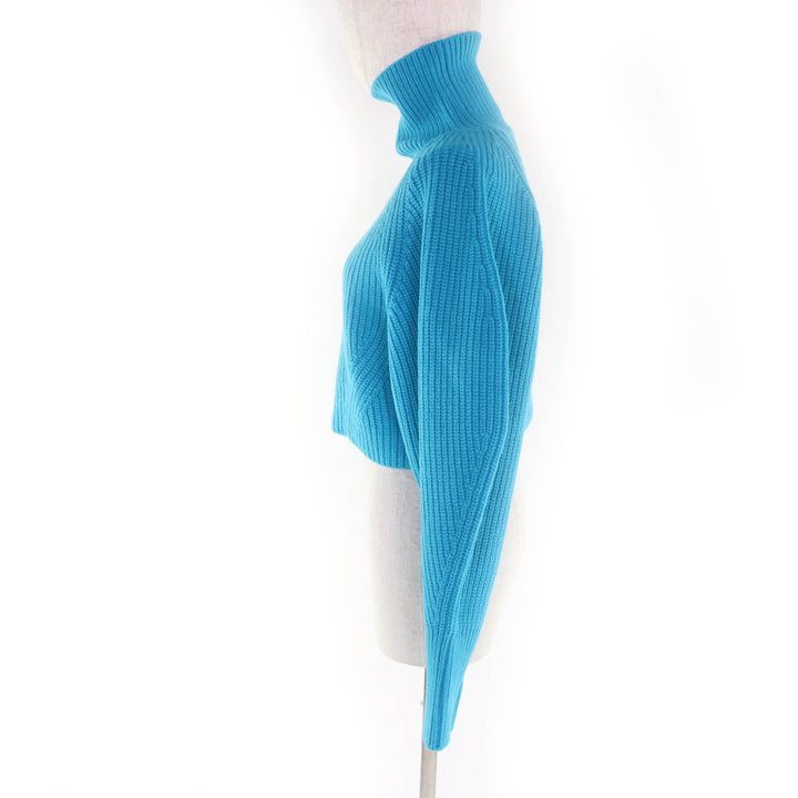 Great NINA RICCI knit blue wool Women M 3A-PU010-ML535