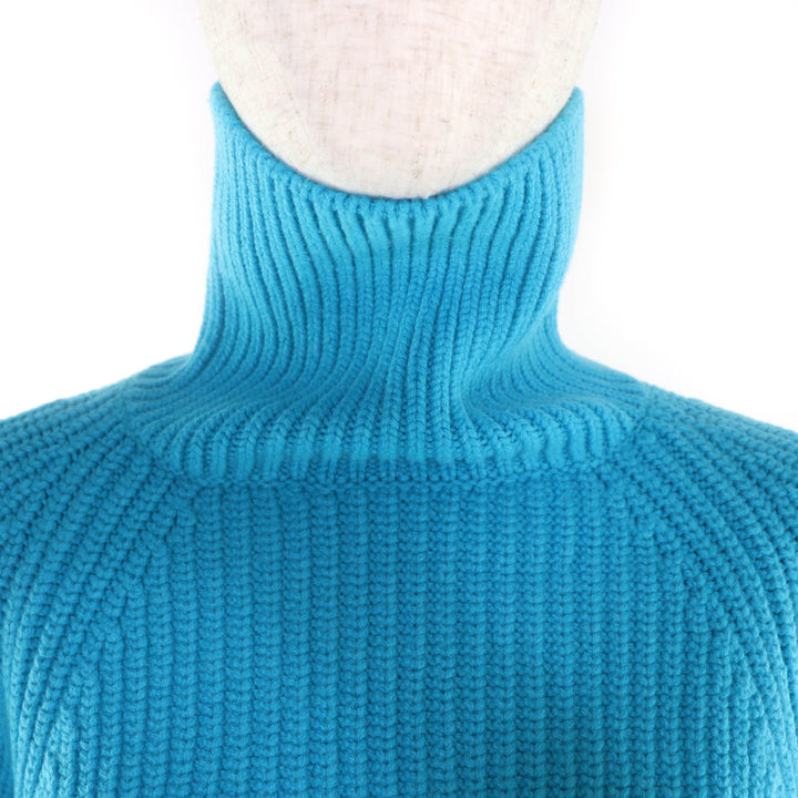 Great NINA RICCI knit blue wool Women M 3A-PU010-ML535