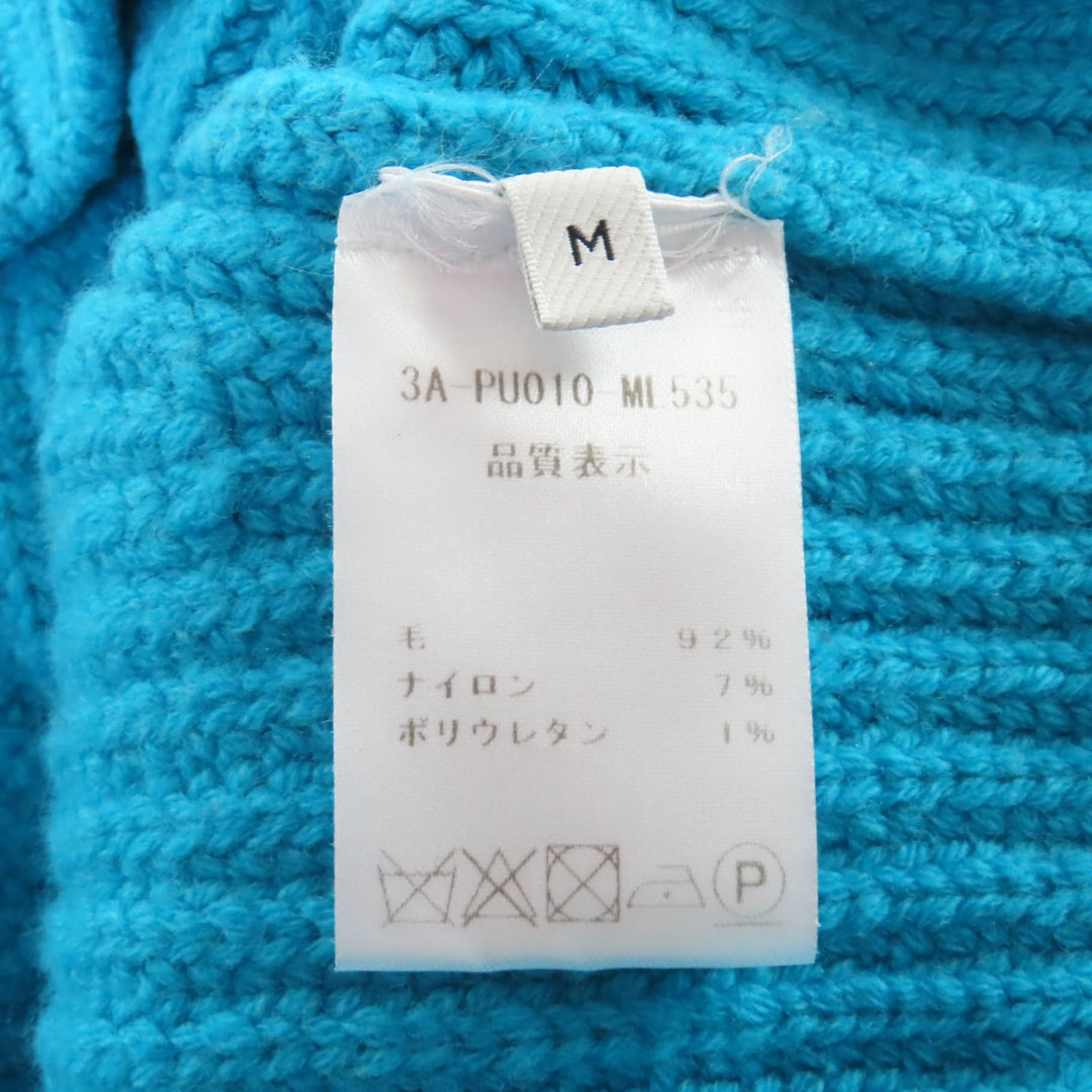 Great NINA RICCI knit blue wool Women M 3A-PU010-ML535