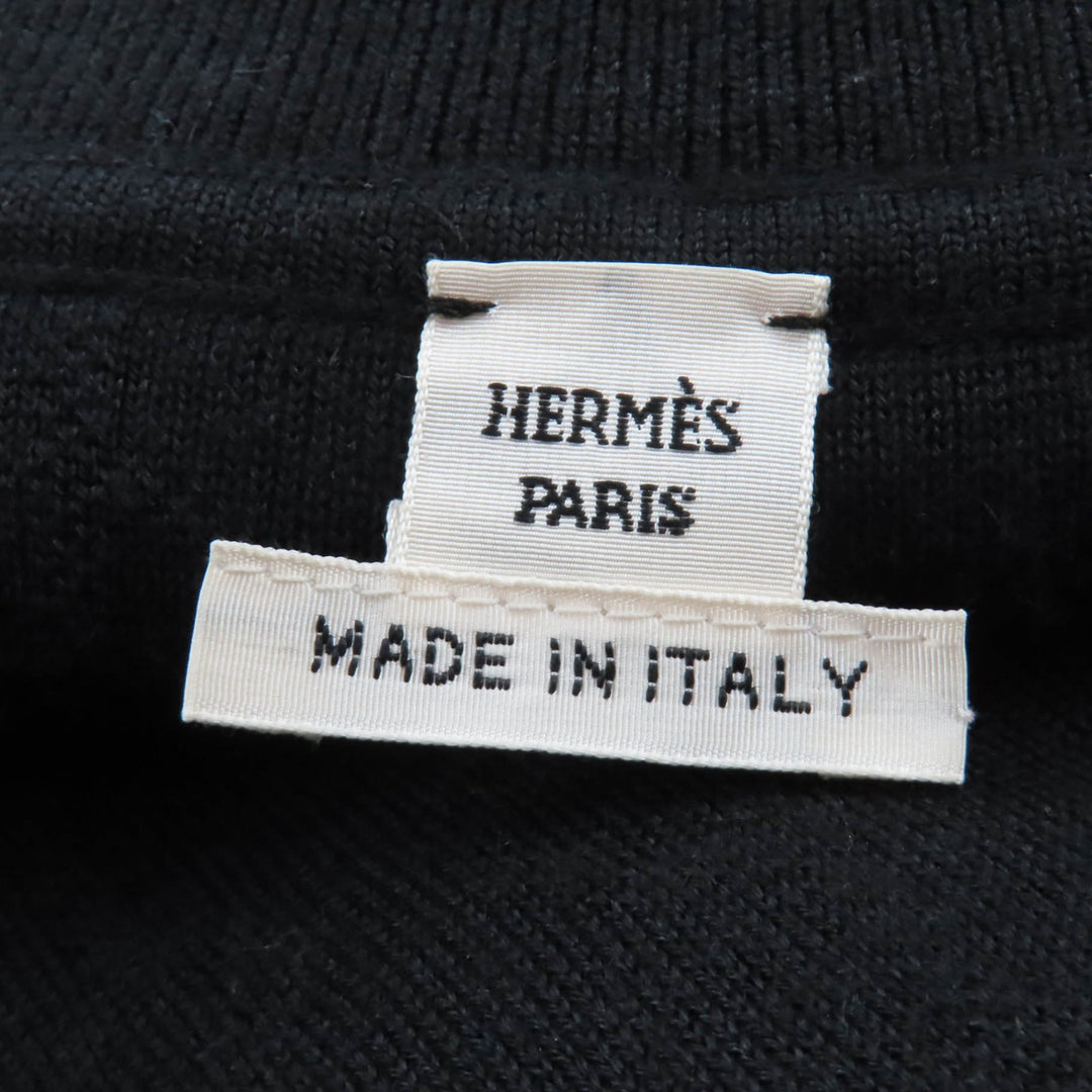 Great HERMES Blouson Crickets black cashmere Women 34 2E2201D3