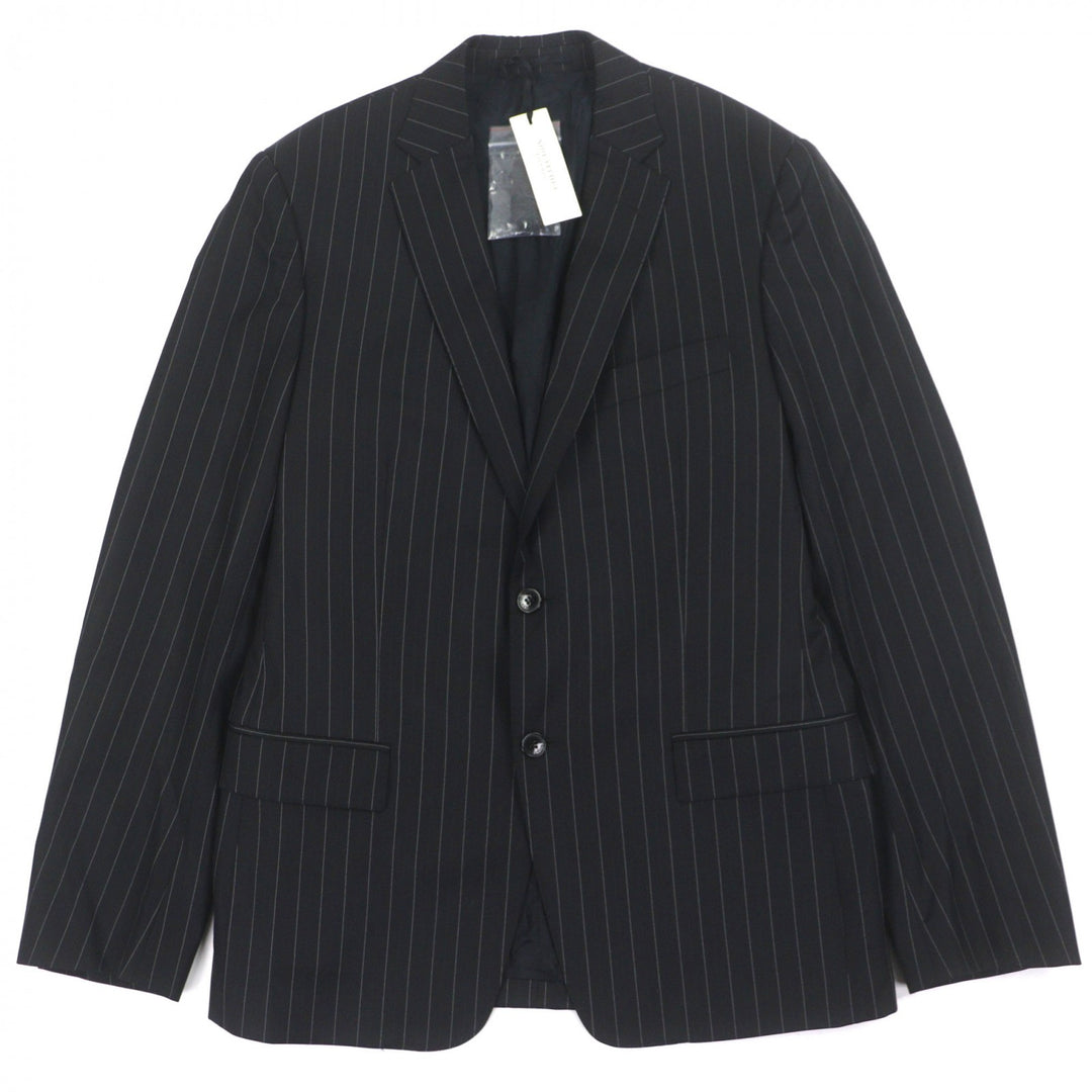 Pristine VERSACE COLLECTION tailored jacket black Viscose mens 48