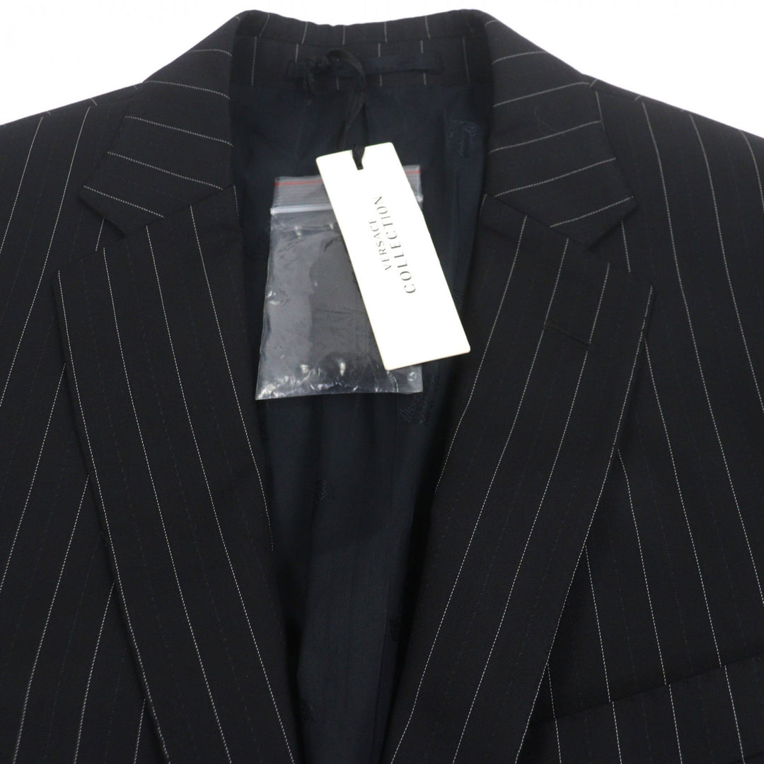 Pristine VERSACE COLLECTION tailored jacket black Viscose mens 48
