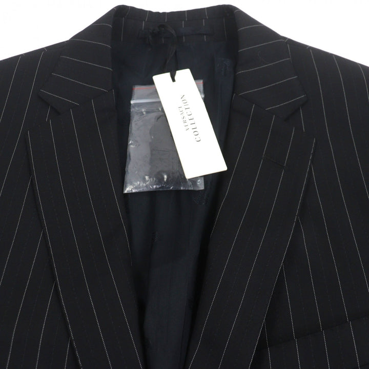 Pristine VERSACE COLLECTION tailored jacket black Viscose mens 48
