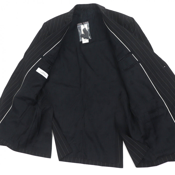 Pristine VERSACE COLLECTION tailored jacket black Viscose mens 48