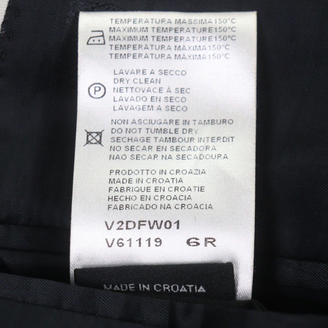 Pristine VERSACE COLLECTION tailored jacket black Viscose mens 48