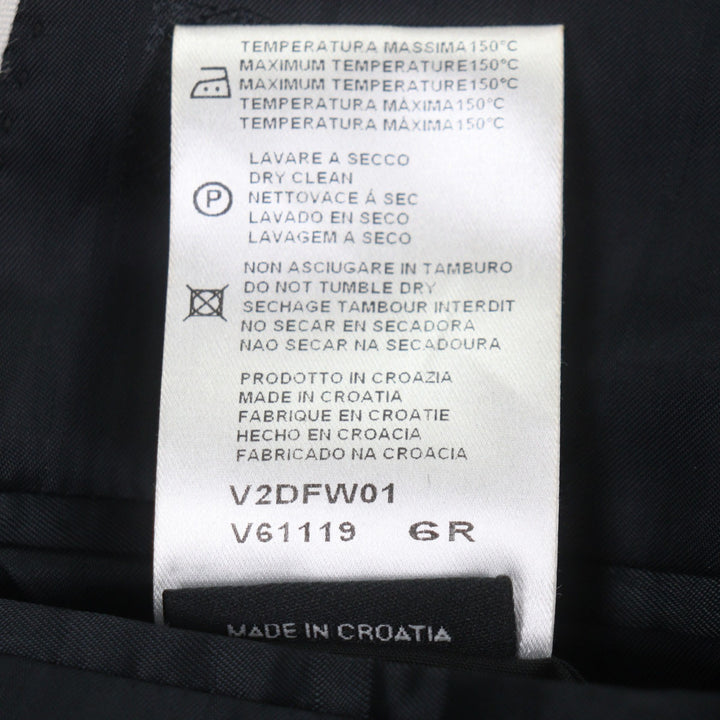 Pristine VERSACE COLLECTION tailored jacket black Viscose mens 48