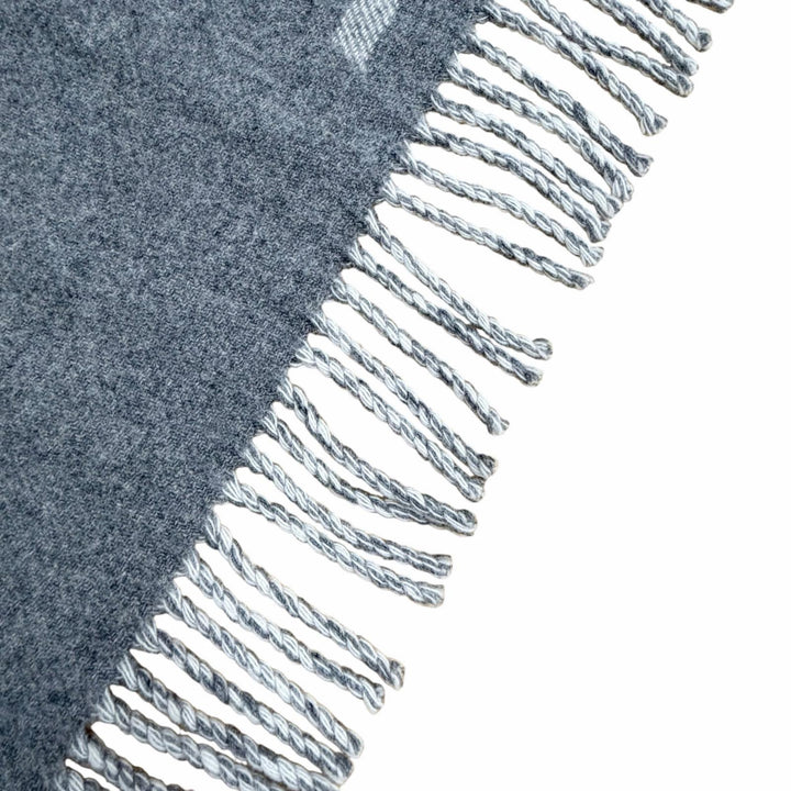 Excellent LOUIS VUITTON Scarf Echarpe Monogram Capital gray Women M73455