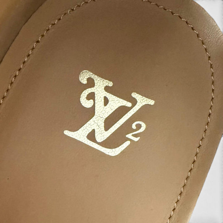 Great LOUIS VUITTON Ankle boots LV Mods Line NIGO Brown Monogram canvas mens 6