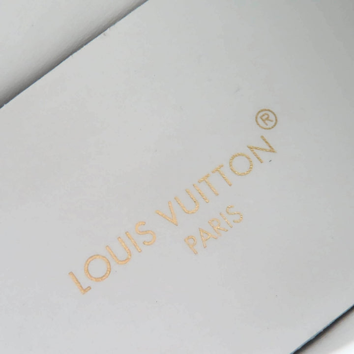 Great LOUIS VUITTON Low cut sneakers timeout line Monogram Light blue Women 37
