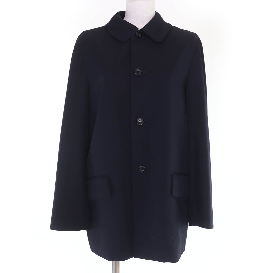 Great tricot COMME des GARCONS 96AW Archive Classic Round Collar Half Coat