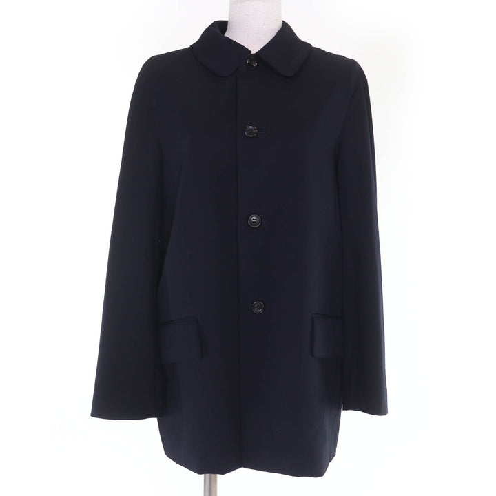 Great tricot COMME des GARCONS 96AW Archive Classic Round Collar Half Coat