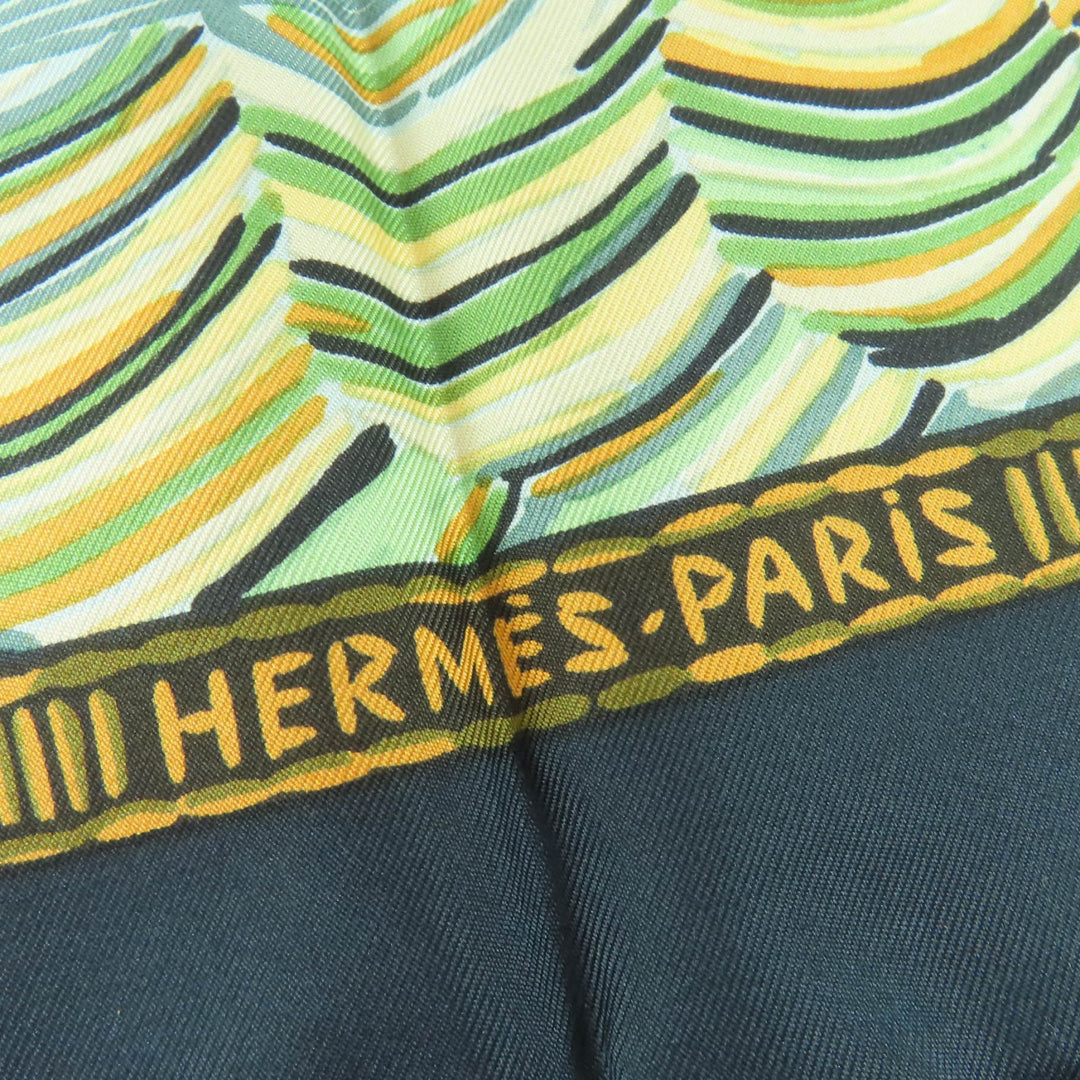 Pristine HERMES scarf HENRY F SMITH SAILOR B.HERMES Large multicolor silk Women