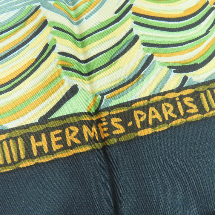 Pristine HERMES scarf HENRY F SMITH SAILOR B.HERMES Large multicolor silk Women