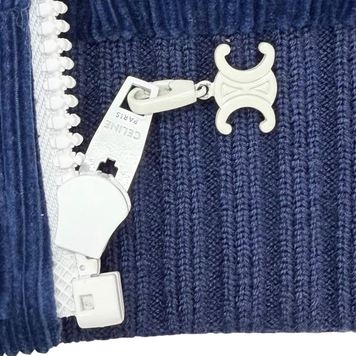 Great CELINE Jacket Navy cotton Women S 2Q595902T
